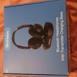 Black Over-Ear Bluetooth Headphones